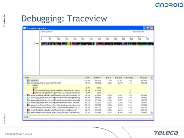 Debugging: Traceview