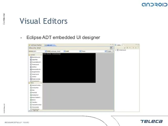 Visual Editors Eclipse ADT embedded UI designer