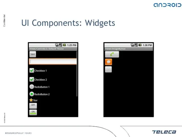 UI Components: Widgets