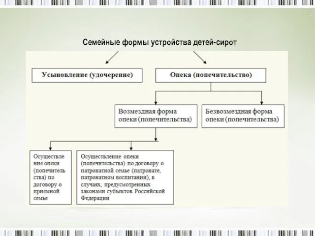 Семейные формы устройства детей-сирот