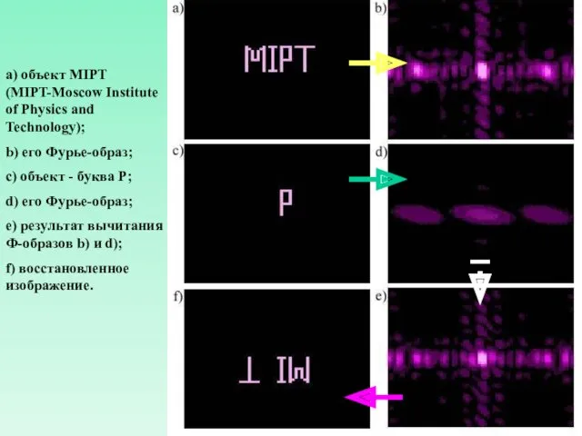 а) объект MIPT (MIPT-Moscow Institute of Physics and Technology); b)