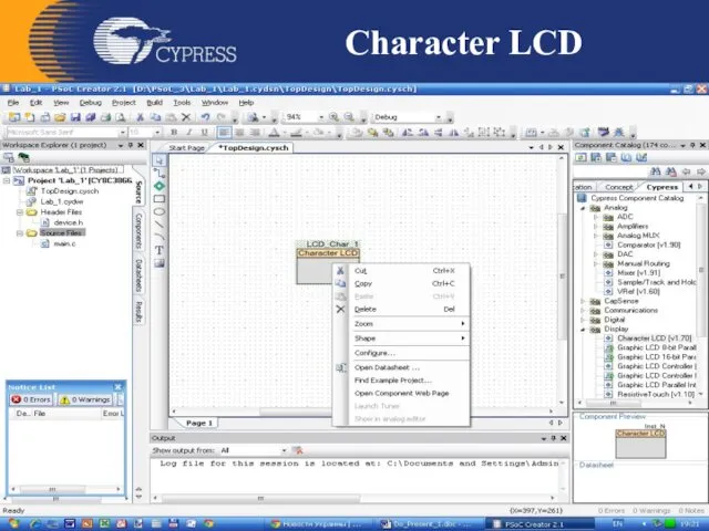 Character LCD