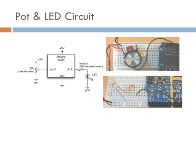 Pot & LED Circuit