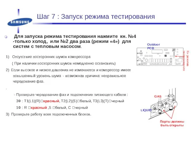 Шаг 7 : Запуск режима тестирования Для запуска режима тестирования