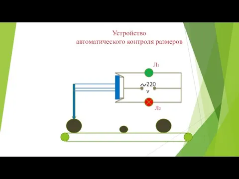 Устройство автоматического контроля размеров 220v Л1 Л2