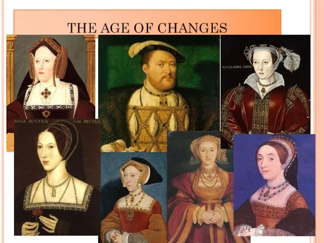 THE AGE OF CHANGES