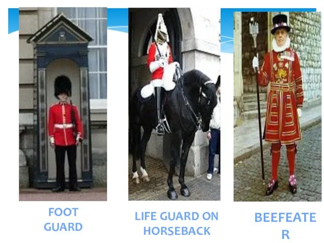 FOOT GUARD LIFE GUARD ON HORSEBACK BEEFEATER