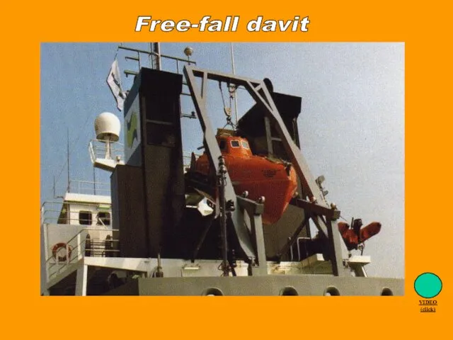 Free-fall davit VIDEO (click)