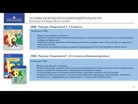 Особенности УМК: Модульный принцип построения. Содержит теоретический и практический материал