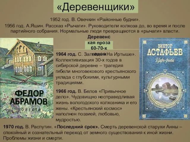 1964 год. С. Залыгин «На Иртыше». Коллективизация 30-х годов в