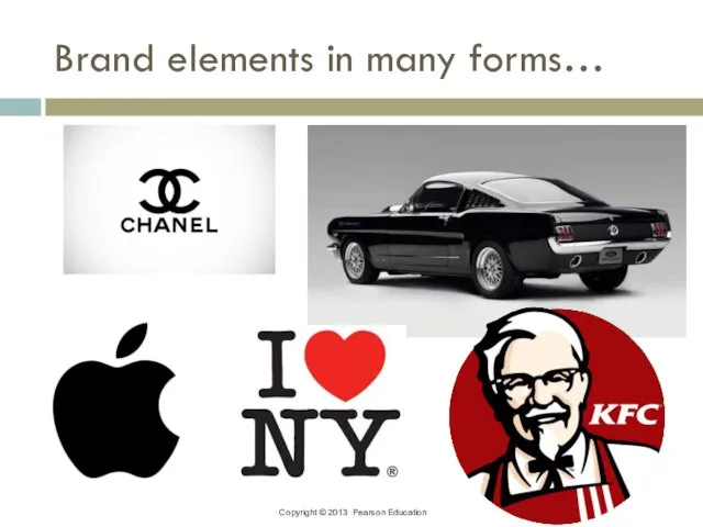 Brand elements in many forms…