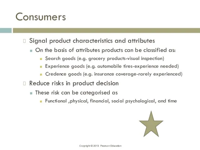 Consumers Signal product characteristics and attributes On the basis of