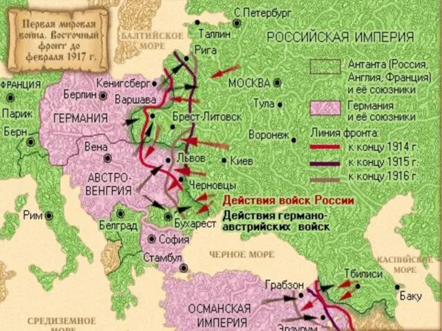 Причины I Мировой войны (1914–1918) противоречия Тройственного союза (Германия,Турция, Австро-Венгрия)