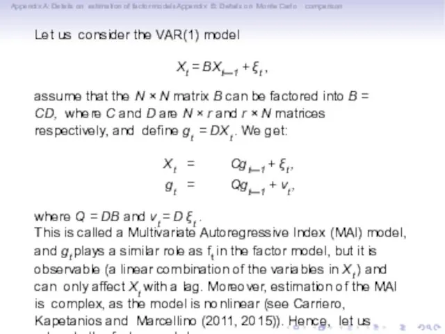 Appendix A: Details on estimation of factor modelsAppendix B: Details