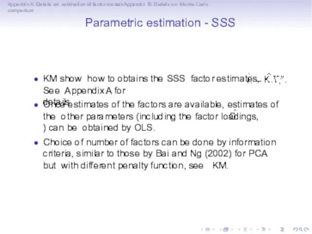 Appendix A: Details on estimation of factor modelsAppendix B: Details