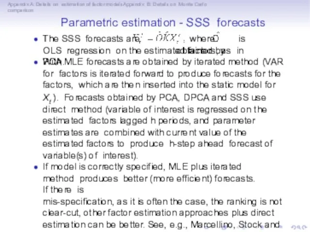 Appendix A: Details on estimation of factor modelsAppendix B: Details