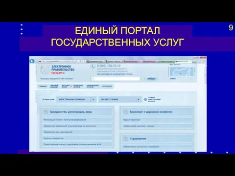 ЕДИНЫЙ ПОРТАЛ ГОСУДАРСТВЕННЫХ УСЛУГ