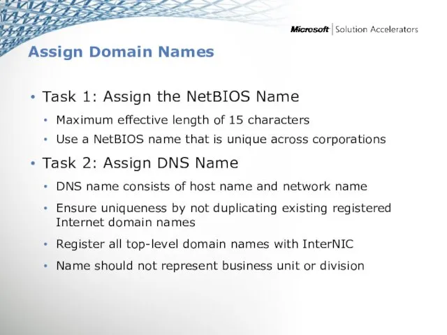 Assign Domain Names Task 1: Assign the NetBIOS Name Maximum