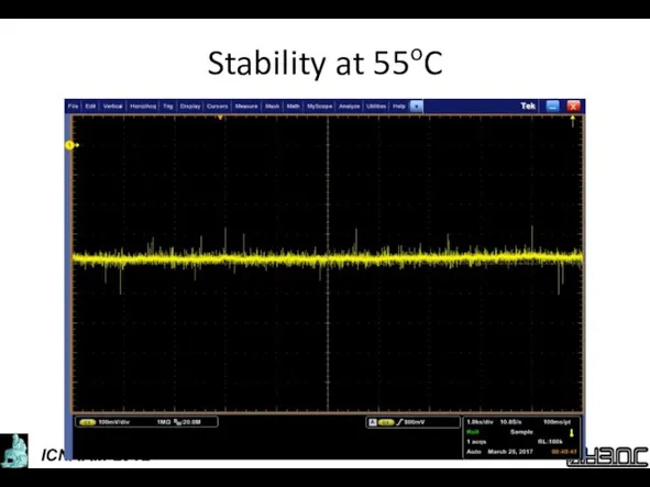 Stability at 55oC