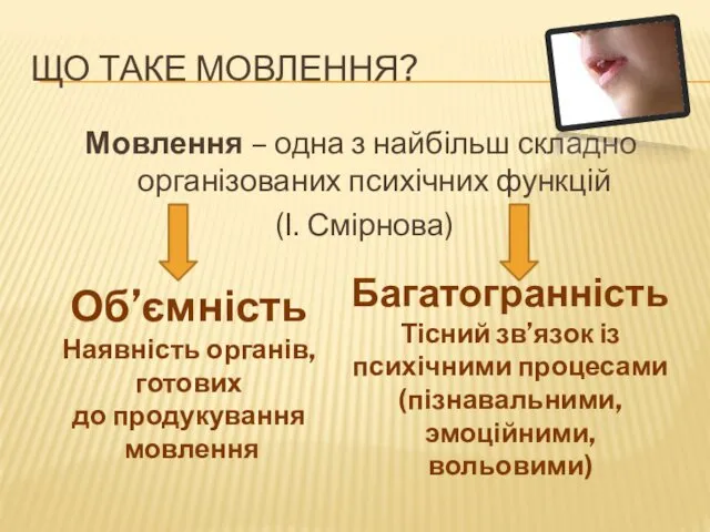 ЩО ТАКЕ МОВЛЕННЯ? Мовлення – одна з найбільш складно організованих