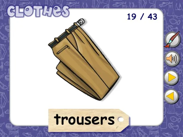 19 / 43 trousers