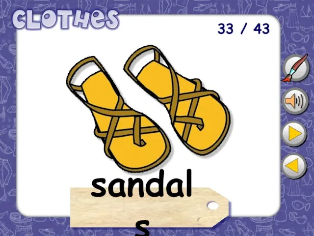 33 / 43 sandals