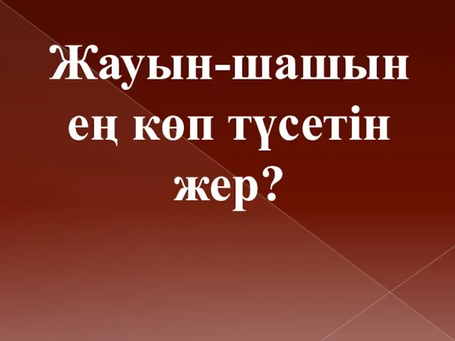 Жауын-шашын ең көп түсетін жер?