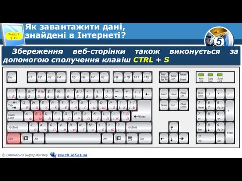 Як завантажити дані, знайдені в Інтернеті? Розділ 2 § 10