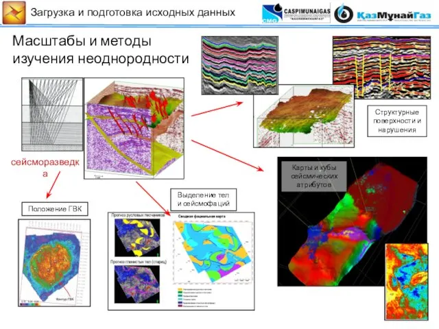 Масштабы и методы изучения неоднородности сейсморазведка Структурные поверхности и нарушения