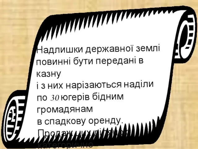 Надлишки державної землі повинні бути передані в казну і з