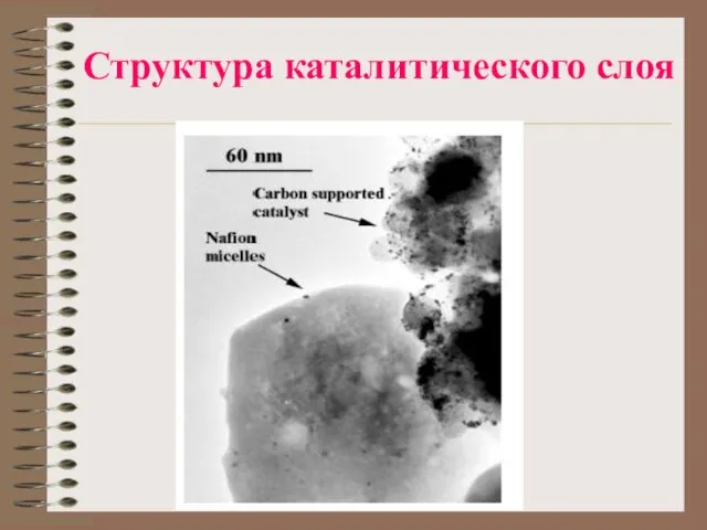 Структура каталитического слоя