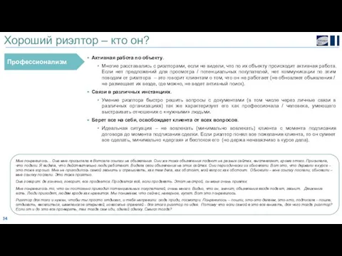 Хороший риэлтор – кто он? Активная работа по объекту. Многие