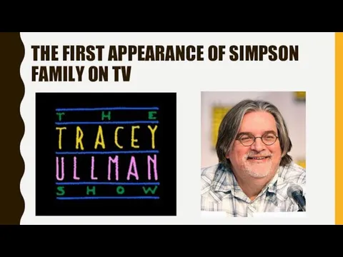 THE FIRST APPEARANCE OF SIMPSON FAMILY ON TV