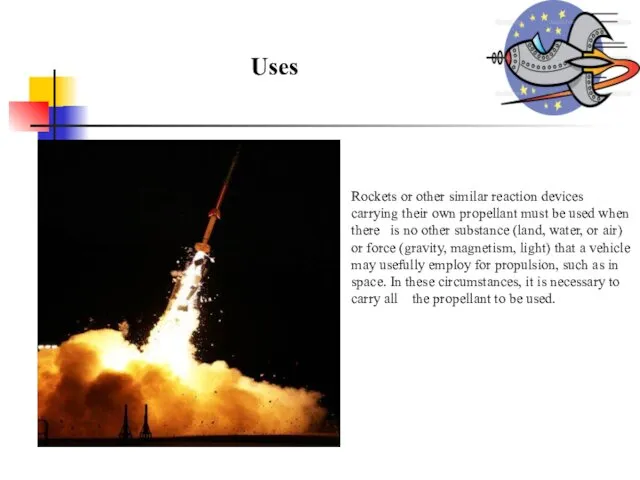 Rockets or other similar reaction devices carrying their own propellant