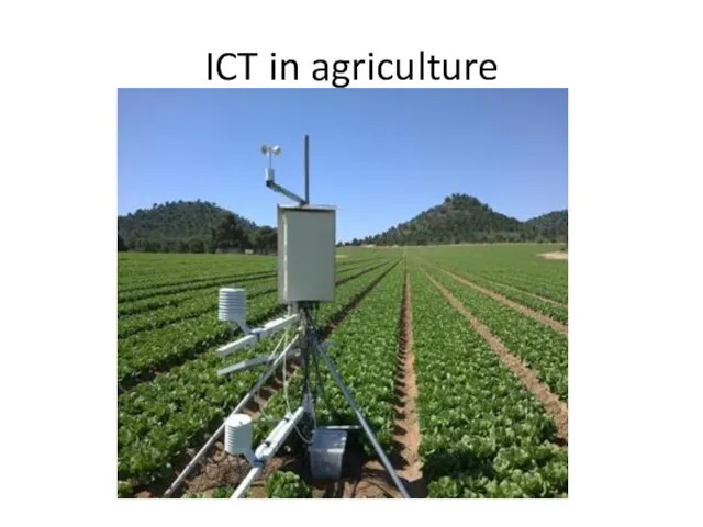 ICT in agriculture