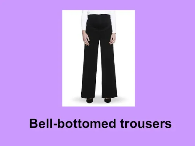 Bell-bottomed trousers