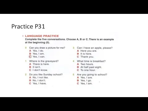 Practice P31