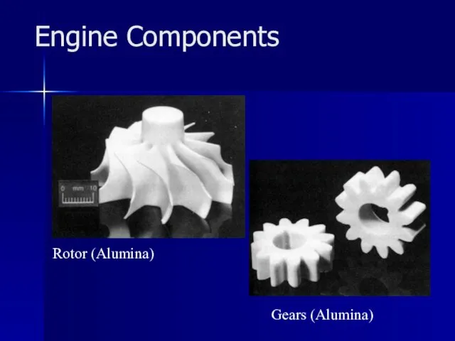 Engine Components Rotor (Alumina) Gears (Alumina)