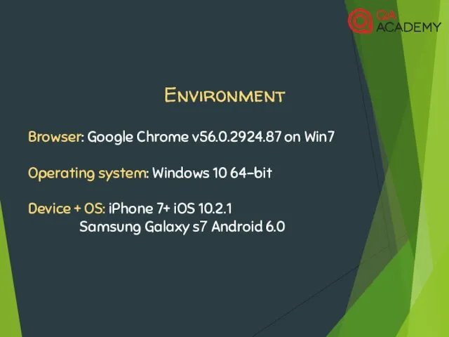 Environment Browser: Google Chrome v56.0.2924.87 on Win7 Operating system: Windows 10 64-bit Device