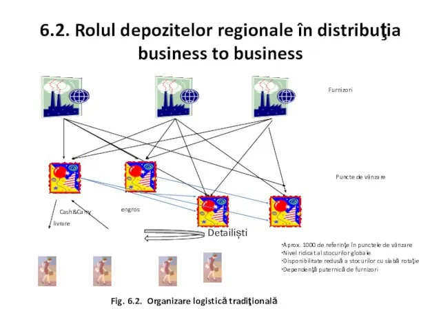 6.2. Rolul depozitelor regionale în distribuţia business to business engros