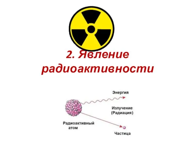 2. Явление радиоактивности