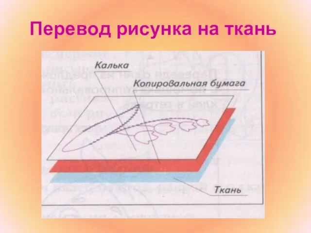 Перевод рисунка на ткань