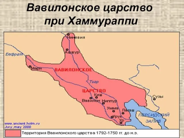 Вавилонское царство при Хаммураппи