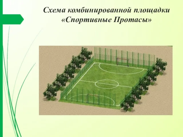 Схема комбинированной площадки «Спортивные Протасы»