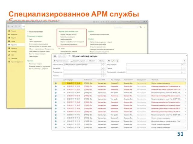 Специализированное АРМ службы безопасности