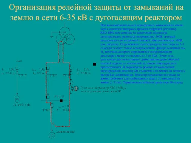 Организация релейной защиты от замыканий на землю в сети 6-35