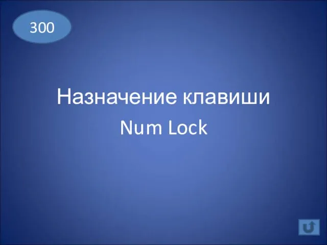 Назначение клавиши Num Lock 300