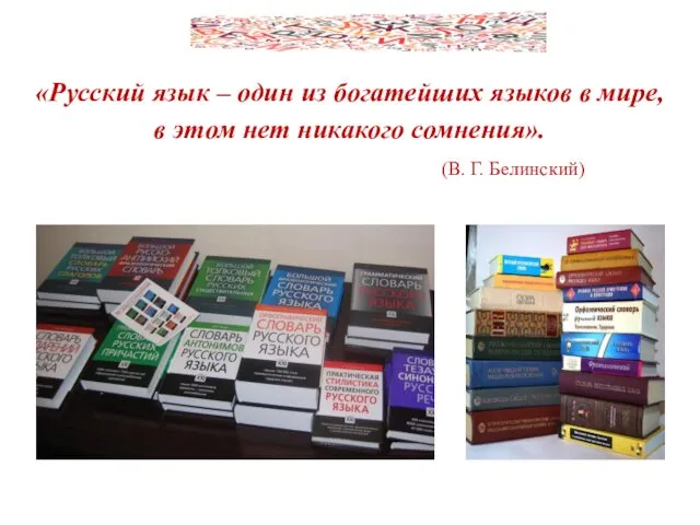 «Русский язык – один из богатейших языков в мире, в