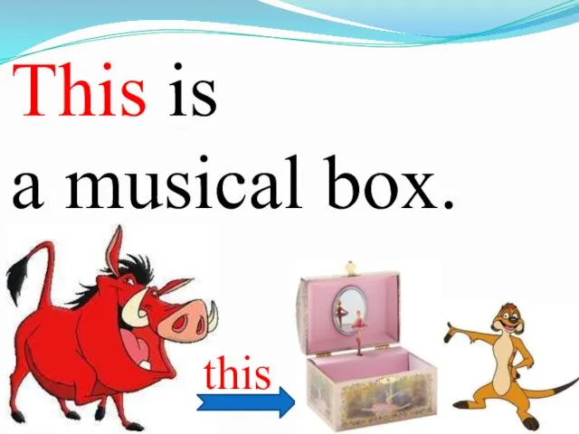 This is a musical box. this