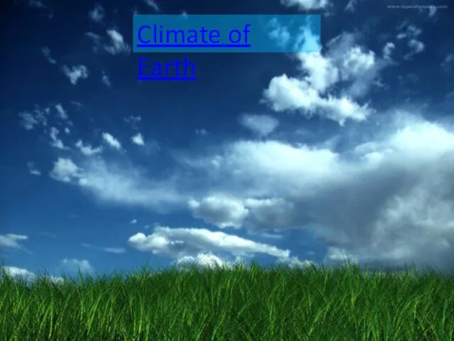 Climate of Earth